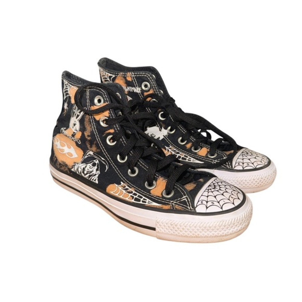 Converse CTAS‎ Pro Hi Womens 6.5 Pre-Owned Sean Pablo Black Skate Shoe 172388C